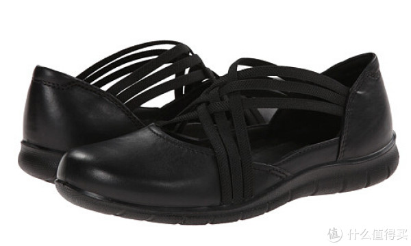 ecco 爱步 Babett Clog Strap 女款真皮单鞋