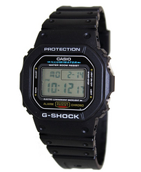 新补货：CASIO 卡西欧 G-SHOCK DW5600E-1V 男款经典腕表