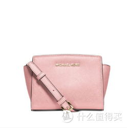 Michael Kors 迈克·科尔斯  Selma Mini Messenger 浅粉色单肩包
