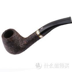 沙芬 SF-P247ZB-628 西班牙石楠木棕色麻面弯柄烟斗