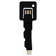 BASEUS 倍思 CAMICRO-KE01 启系列 Micro USB 钥匙数据线 黑色