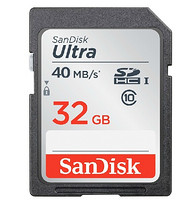SanDisk 闪迪 Ultra 32G 266X SD存储卡（读取40MB/S）