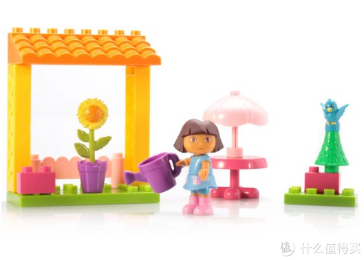 MEGA BLOKS 美高 积木拼插玩具 DORA BATH TIME 朵拉沐浴奇遇+花园露台