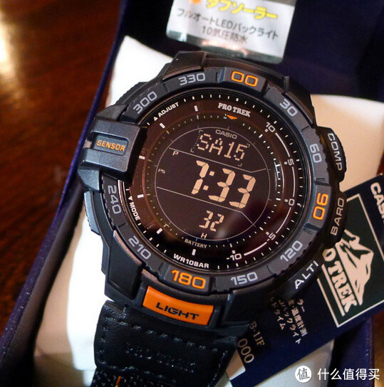 CASIO 卡西欧 PRG-270B-1CR PRO TREK Aviator 男款户外登山表