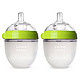 亚马逊海外购 Comotomo 婴儿奶瓶 绿色 5 盎司 *2个