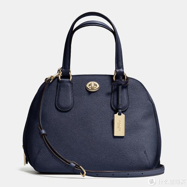 COACH 蔻驰 Crossgrain Mini Prince Street Satchel 女款真皮手提包