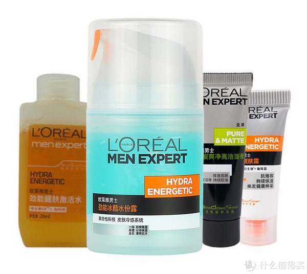 移动端：L'OREAL PARIS 巴黎欧莱雅 男士劲能冰酷水份露 50ml+旅行3件套