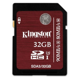 金士顿（Kingston）32GB UHS-I U3 Class10 SD高速存储卡