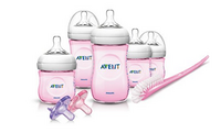 AVENT 新安怡 Natural Infant Starter Gift Set 新生儿奶瓶礼盒装(粉色)