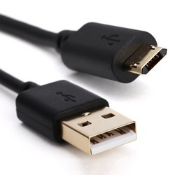 夜里0点：普罗林克（prolink）PLT587GBK-0100 Micro USB 正反双面插头 数据线/充电线/连接线 安卓电源线