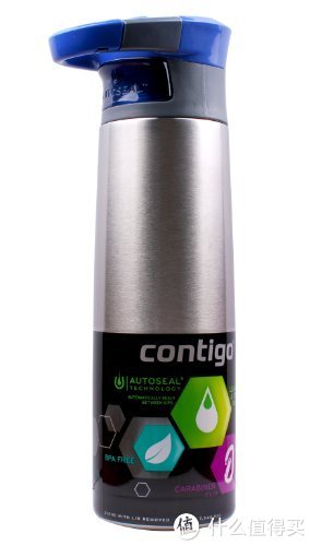 contigo 康迪克 HBC-DAL 沙光蓝 不锈钢单层杯 800ml