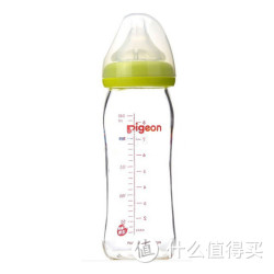 pigeon 贝亲 AA70 宽口径玻璃奶瓶 240ml 绿色