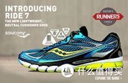 Saucony Ride 7 男士全掌避震跑鞋