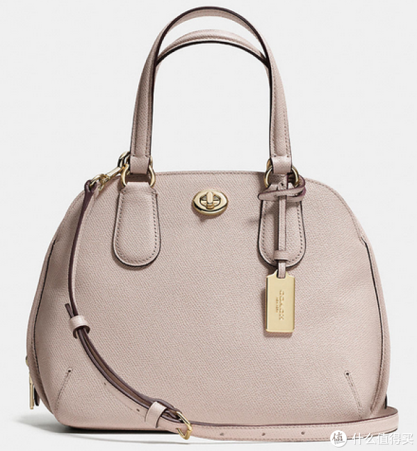 COACH 蔻驰 Crossgrain Mini Prince Street Satchel 女款真皮手提包