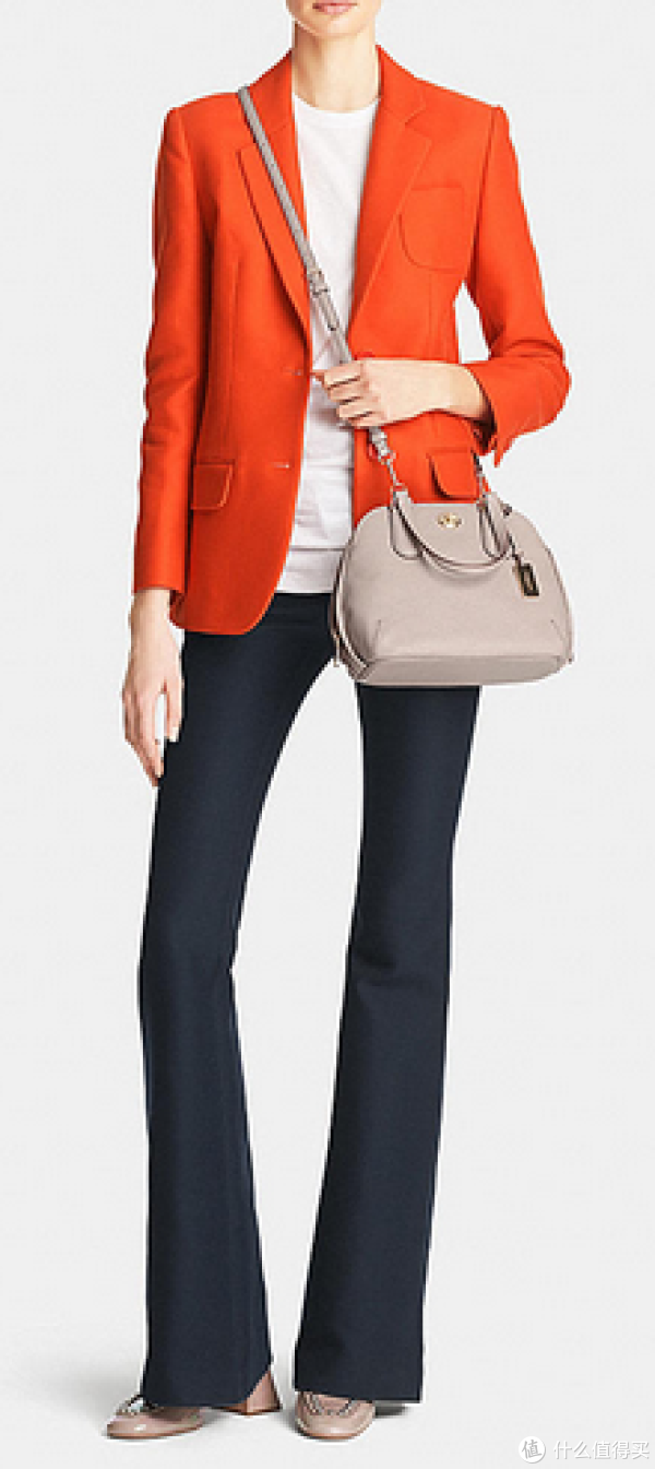 COACH 蔻驰 Crossgrain Mini Prince Street Satchel 女款真皮手提包