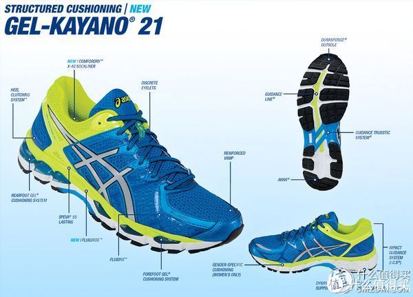PRIME会员专享：ASICS 亚瑟士 GEL-Kayano 21 男款顶级支撑跑鞋