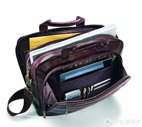 PRIME会员专享：Samsonite 新秀丽 Colombian Leather Toploader 真皮公文包