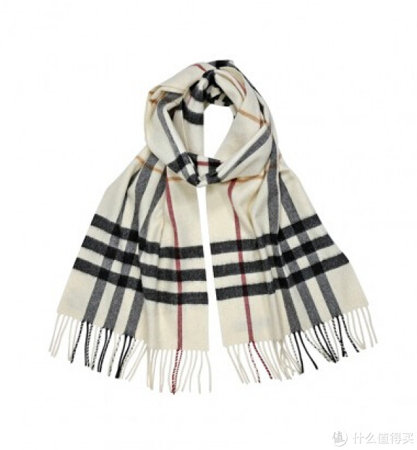 BURBERRY 博柏利 Giant Check Cashmere 经典格子羊绒围巾