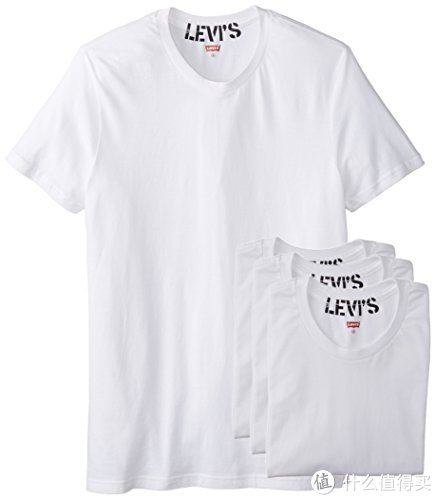 Levi's 李维斯 100 Series Knit 圆领T恤（4件装）