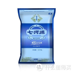 七河源 大米 五星越光白雪米3.5kg 