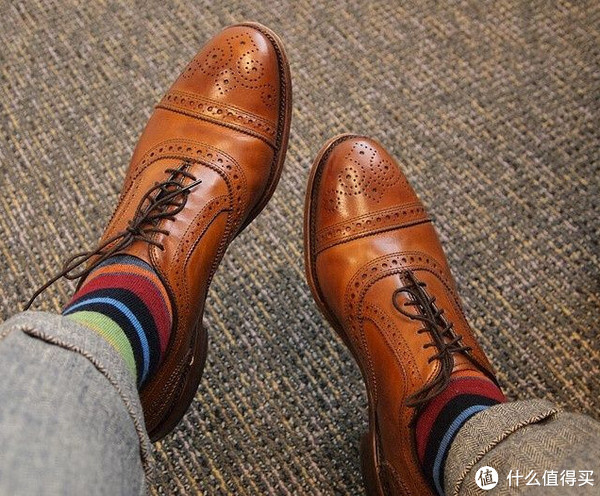 Allen Edmonds  Strand Cap-Toe Oxford 男士雕花真皮正装鞋