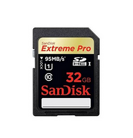 SanDisk 闪迪 32GB Class10 ExtremePro至尊超极速 SDHC卡 95MB/S