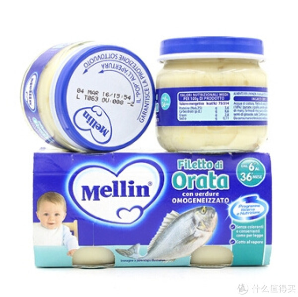 Mellin 美林 蔬菜鲷鱼泥80g*2*5件