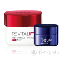 L'OREAL PARIS 巴黎欧莱雅 复颜 抗皱紧致滋润眼霜 15ml + 雪颜 光学美白滋润日霜 50ml + 赠品