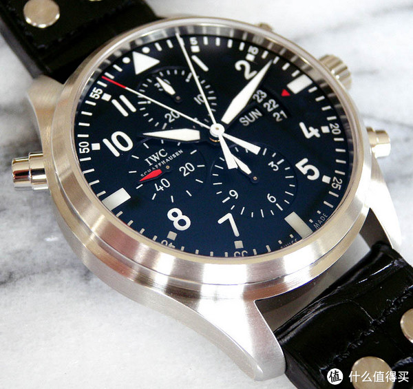 新低价：IWC 万国 Pilots 飞行员系列 Double Chronograph IW377801 男款机械腕表