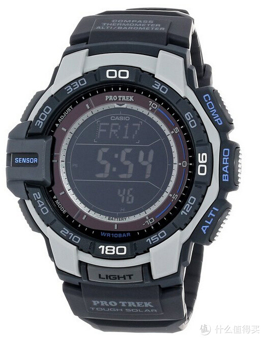 CASIO 卡西欧 PRG-270-7CR 男款登山表（三重感应器）