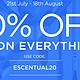 海淘券码：Escentual 英国美妆网站 夏季促销 全场