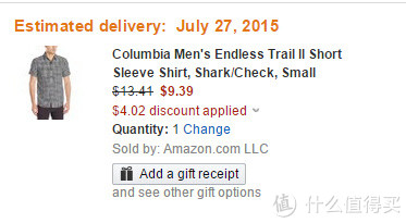 凑单品：Columbia 哥伦比亚 Endless Trail II  男士短袖户外衬衫