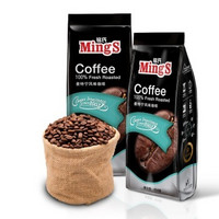 Mings 铭氏咖啡 黑袋 曼特宁风味咖啡豆454g*2袋