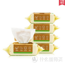 RUNBEN 润本 宝宝手口湿纸巾 带盖80片*5