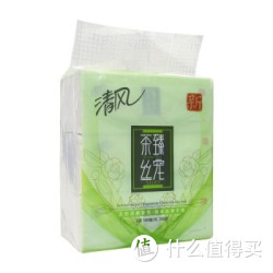 清风 茶臻丝宠  抽取式 面纸  3层150抽3包