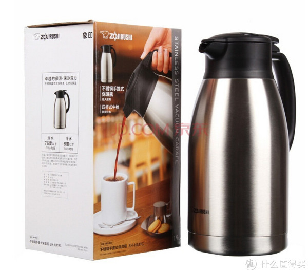 限地区移动端:ZOJIRUSHI 象印 SH-HA19C-XA 不锈钢保温壶 1.9L