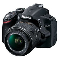 Nikon 尼康  D3200 单反套机（AF-S DX 18-55mm f/3.5-5.6G VR II 防抖镜头）