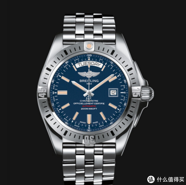BREITLING 百年灵 Galactic 44 银河系列 A45320B9-BD42SS 男士自动机械腕表