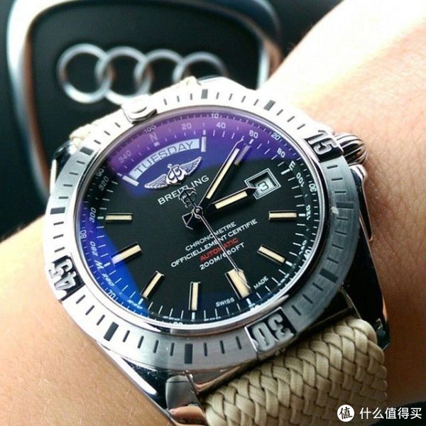 BREITLING 百年灵 Galactic 44 银河系列 A45320B9-BD42SS 男士自动机械腕表