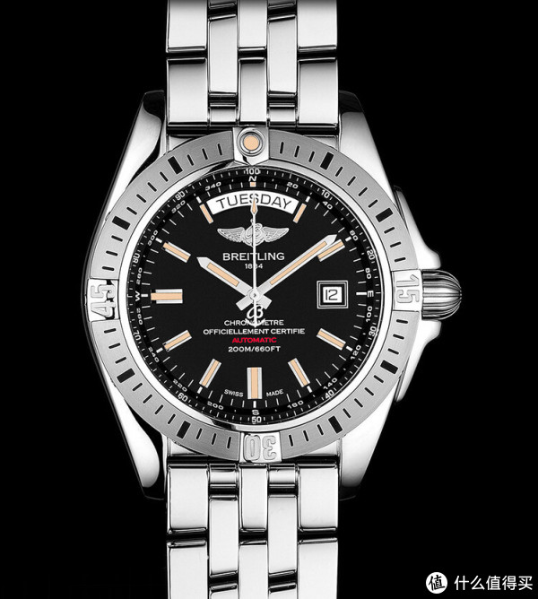 BREITLING 百年灵 Galactic 44 银河系列 A45320B9-BD42SS 男士自动机械腕表