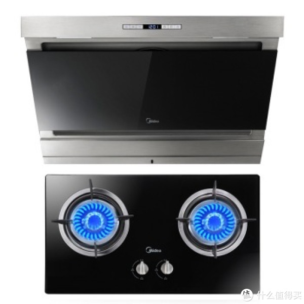 Midea 美的 CXW-200-DJ05+JZT-Q636B 侧吸式烟灶套装