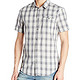 Calvin Klein Jeans Men's Ocean Checks Short Sleeve Woven Shirt