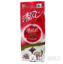 10点预告：清风 超质感 卷纸 3层 356段 10卷
