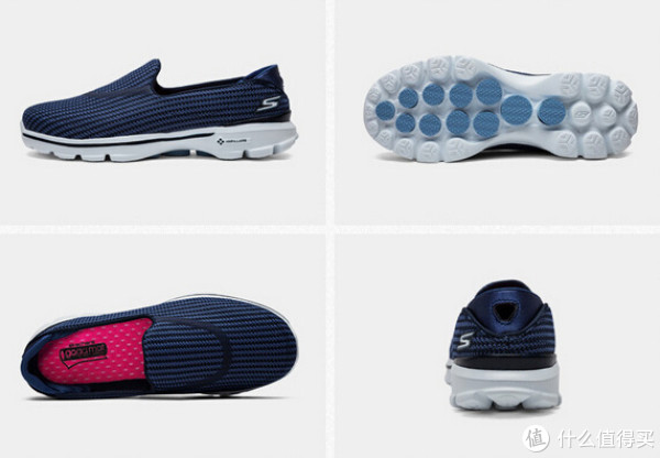 SKECHERS 斯凯奇 Go Walk 3 女款健步鞋