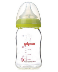 Pigeon 贝亲 AA72 宽口径玻璃奶瓶 160ml