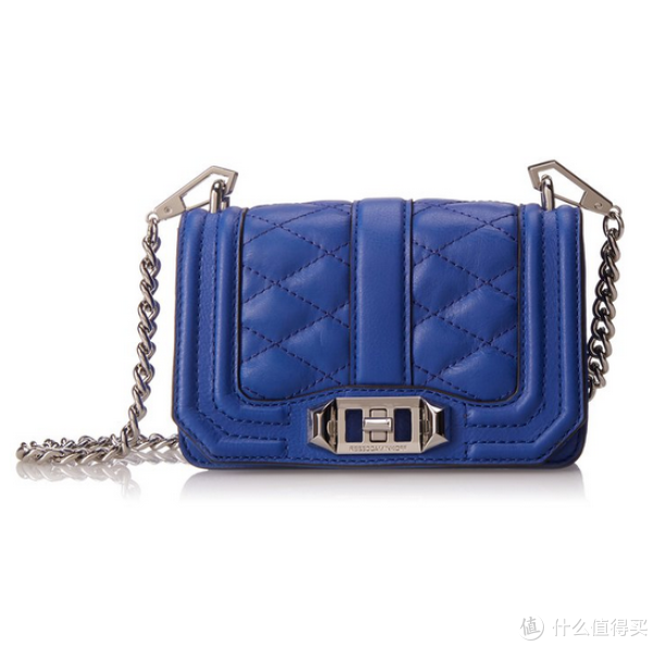REBECCA MINKOFF Mini Love 菱格纹女士单肩包