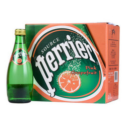 Perrier 巴黎水 含气西柚味饮料 1.98L（6*330mL）箱 