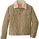 Levi's Big Boys' Sherpa Lined Trucker Surplus Khaki 大童夹棉灯芯绒外套