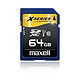 maxell 麦克赛尔SDXC 多媒体高速UHS-1 Class10-48MB/s 64G SD卡（MX-SDXCC10-64GB）（新老包装随机发货）