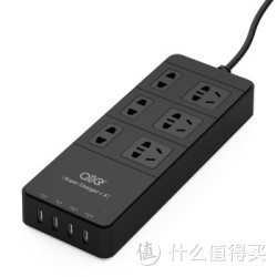 移动端：QIC TP6A4U 智能4口USB充电插排 6位1.5米